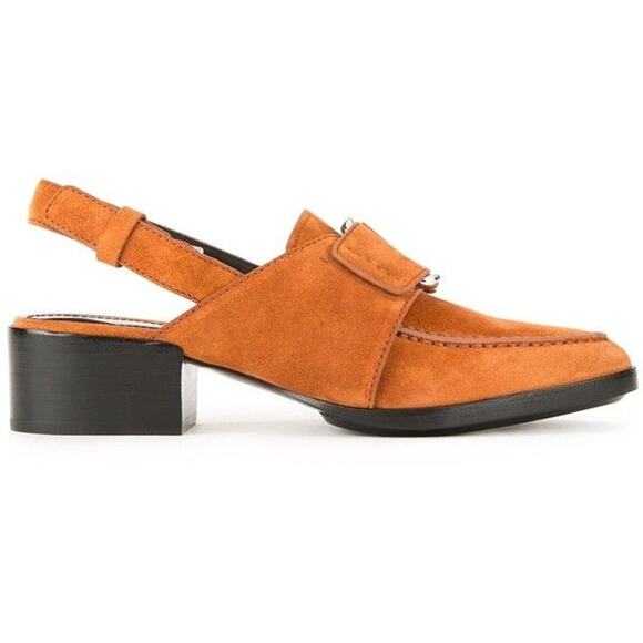 3.1 Phillip Lim Quinn Slingback Suede Sandals - Picture 1 of 9